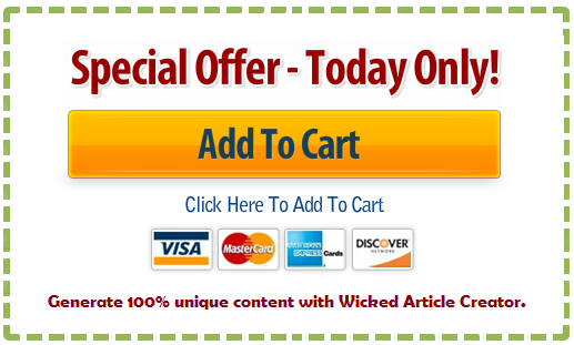 Wicked article creator special coupons