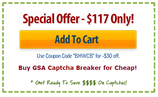 gsa captcha breaker discount coupon code